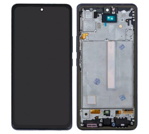 Дисплей для Samsung A536 Galaxy A53 5G, чорний, на версії Android 14 і вище працювати не буде!, з рамкою, High Copy original LCD size, (OLED) Дисплей для Samsung A536 Galaxy A53 5G, чорний, на версії Android 14 і вище працювати не буде!, з рамкою, High Copy original LCD size, (OLED)