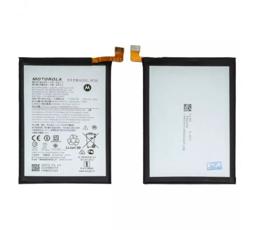 Акумулятор MC50 для Motorola Moto G40 Fusion, Moto G60, Moto G9 Power; Lenovo K12 Pro, Li-Polymer, 3,87 В, 6000 мАг, Original (PRC)