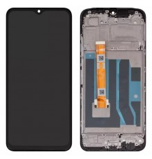 Дисплей для Oppo A17, черный, с рамкой, High Copy CPH2477, HTF066H015