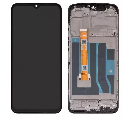Дисплей для Oppo A17, черный, с рамкой, High Copy CPH2477, HTF066H015