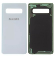Задняя панель корпуса для Samsung G973 Galaxy S10, белая (Prism White)