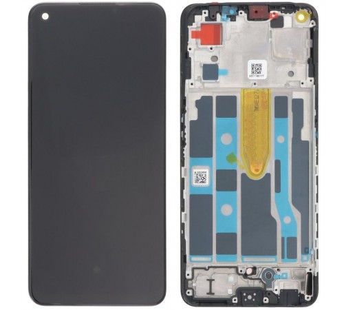 Дисплей для Oppo Find X5 Lite, чорний, з рамкою, High Copy (OLED)