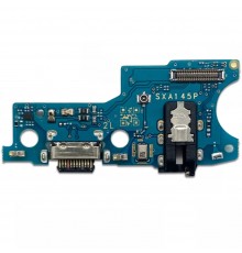 Шлейф для Samsung A145P Galaxy A14, A145R Galaxy A14, роз’єму навушників, роз’єму зарядки, з мікрофоном, плата зарядки