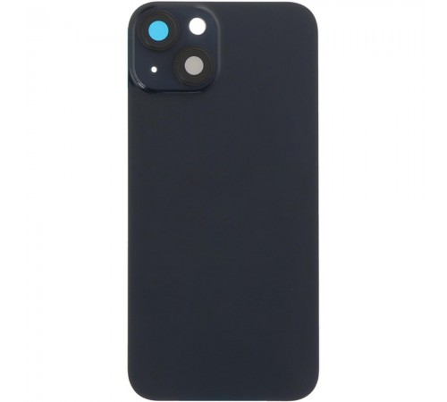 Задня панель корпусу для iPhone 14, чорна + скло камери, Original (PRC), Midnight, big hole