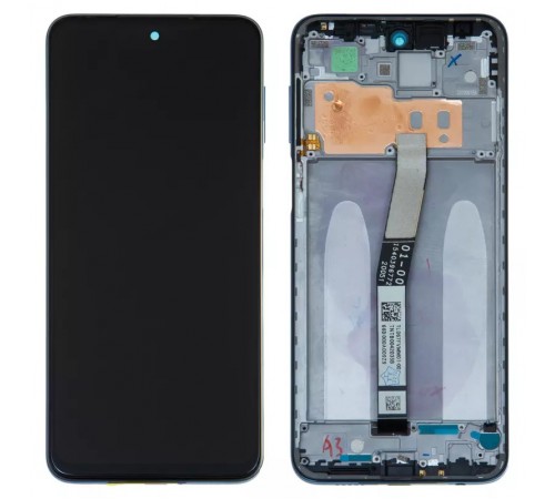 Дисплей для Xiaomi Redmi Note 9 Pro, Redmi Note 9S, сірий (Interstellar Gray), з рамкою, Оригінал (переклеєне скло), M2003J6B2G, M2003J6A1G Дисплей для Xiaomi Redmi Note 9 Pro, Redmi Note 9S, сірий (Interstellar Gray), з рамкою, Оригінал (переклеєне скло), M2003J6B2G, M2003J6A1G