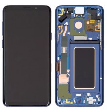 Дисплей для Samsung G965 Galaxy S9 Plus, синій, з рамкою, Original (PRC), coral blue