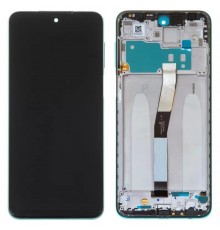 Дисплей для Xiaomi Redmi Note 9 Pro, Redmi Note 9S, зелений (Tropical Green), з рамкою, High Copy M2003J6B2G, M2003J6A1G