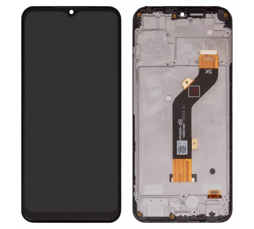 Дисплей для Tecno Spark 8C, черный, с рамкой, Original (PRC), KG5k, KG5j, #FPC6605-2 Дисплей для Tecno Spark 8C, черный, с рамкой, Original (PRC), KG5k, KG5j, #FPC6605-2