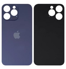 Задняя панель корпуса для iPhone 14 Pro Max, фиолетовая, нужно снять стекло камеры, small hole