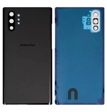Задняя панель корпуса для Samsung N975F Galaxy Note 10 Plus, черная (Aura Black) + стекло камеры