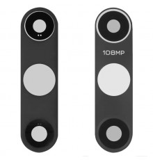 Стекло камеры для Xiaomi Mi 10, черное, M2001J2G, M2001J2I