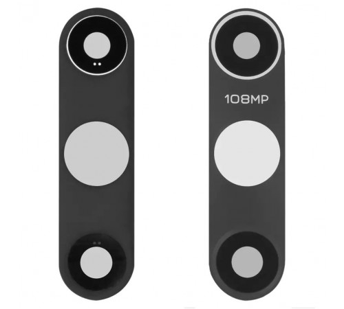 Скло камери для Xiaomi Mi 10, чорне, M2001J2G, M2001J2I