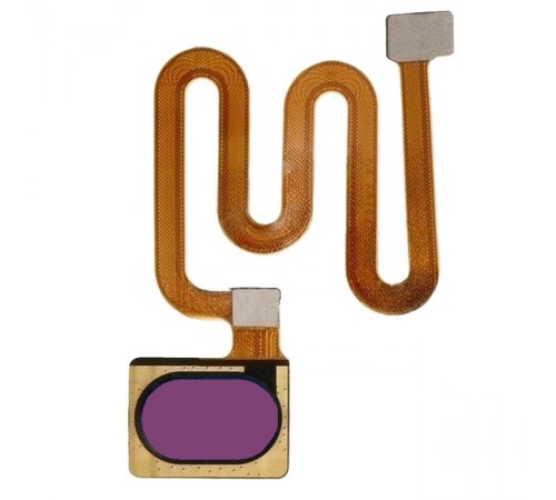 Шлейф для Oppo A5 (2020), A9 (2020), сканера відбитка пальця (Touch ID), фіолетовий (Vanilla Mint), Original (PRC)