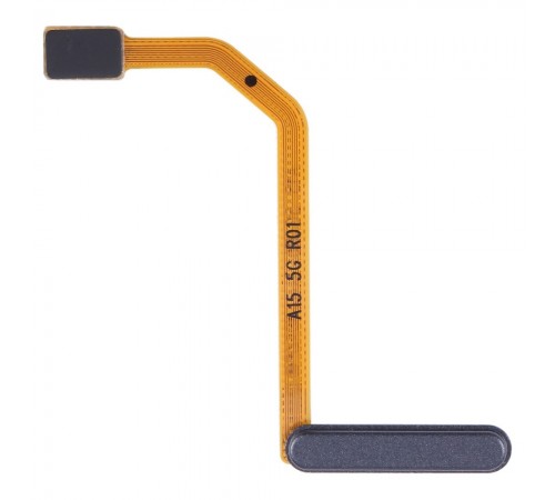 Шлейф для Samsung A156 Galaxy A15 5G, кнопки включения, сканера отпечатка пальца (Touch ID), черный (Brave Black), Original (PRC)