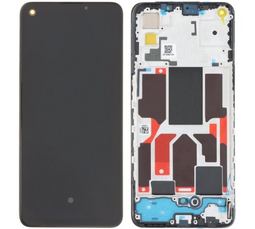 Дисплей для Realme GT Master; Oppo Reno 5 5G, черный, с рамкой, Original (PRC), RMX2202, CPH2159, PEGM00, PEGT00, CPH2145