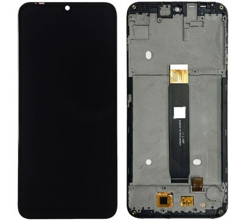 Дисплей для Motorola PAGA0004 Moto E6 Plus, чорний, з рамкою, High Copy XT2025