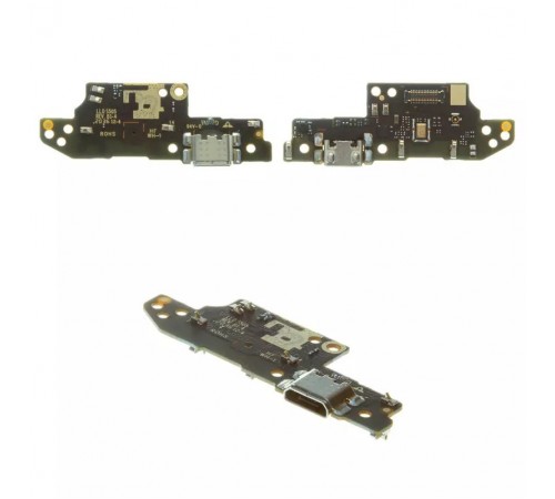 Шлейф для Xiaomi Poco C3, Redmi 10A, Redmi 9A, Redmi 9AT, Redmi 9C, конектора зарядки, мікрофона, плата зарядки, Original (PRC)
