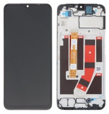 Дисплей для Oppo A57 4G, A57s, A57e, A77 4G, чорний, з рамкою, Original (PRC)