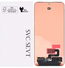 Дисплей для Samsung S936 Galaxy S25 Plus, чорний, без рамки, Original, сервісна упаковка, #GH82-36356A