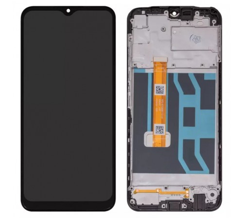 Дисплей для Realme C25, C25s, чорний, з рамкою, High Copy RMX3193, RMX3191, RMX3195, RMX3197, FPC-HT065H113-A1