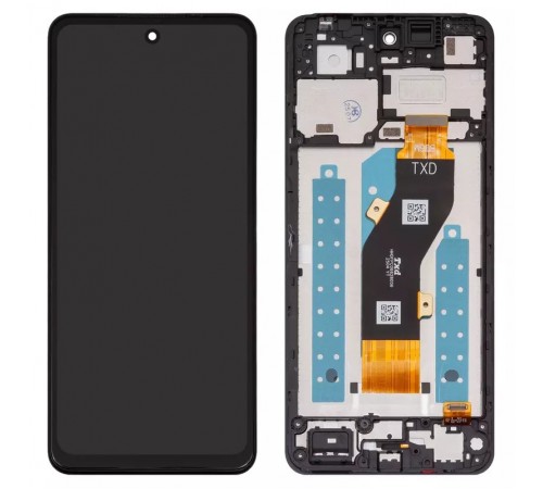 Дисплей для ZTE Blade V60 Design, Nubia V60 Design, чорний, з рамкою, High Copy, (Z2350)