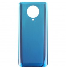 Задняя панель корпуса для Xiaomi Poco F2 Pro, Redmi K30 Pro, синяя (Neon Blue), Лого Poco