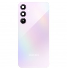 Задня панель корпусу для Samsung A356 Galaxy A35 5G, рожева (Lilac) + скло камери