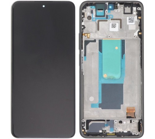 Дисплей для Xiaomi Redmi Note 11 Pro Plus 5G, чорний (Mysterious Black), з рамкою, High Copy (OLED)