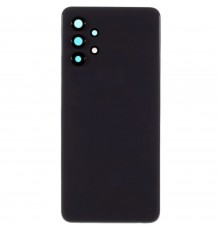 Задня панель корпусу для Samsung A725 Galaxy A72, чорна (Awesome Black), Copy + скло камери