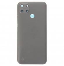 Задняя панель корпуса для Realme C25Y, серая (Metal Gray) + стекло камеры