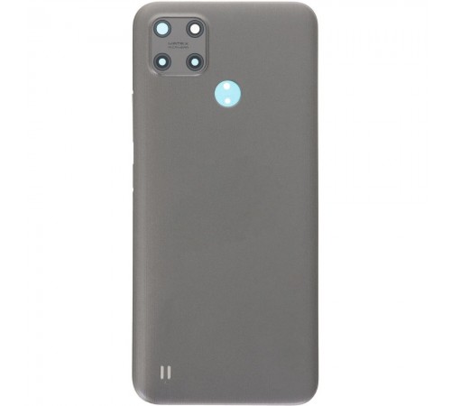 Задняя панель корпуса для Realme C25Y, серая (Metal Gray) + стекло камеры