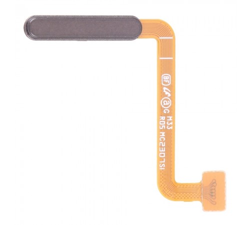 Шлейф для Samsung M336B Galaxy M33, M536, кнопки увімкнення, сканера відбитка пальця (Touch ID), коричневий, Original (PRC)