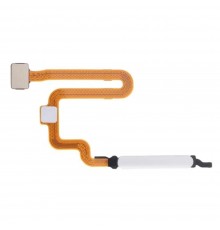 Шлейф для Xiaomi Poco M4 Pro 5G, Redmi Note 11 5G, сканера отпечатка пальца (Touch ID), серебристый, Original (PRC)