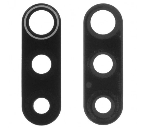 Скло камери для Xiaomi Redmi 9, чорне, без рамки