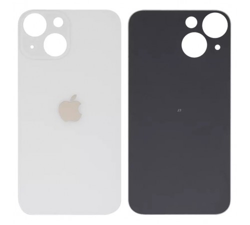 Задняя панель корпуса для iPhone 13 mini, белая, не нужно снимать стекло камеры, big hole, starlight