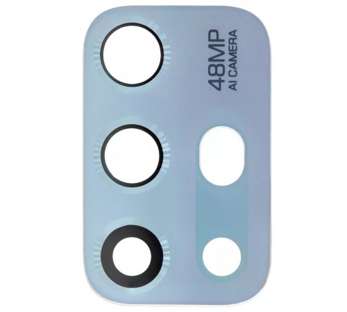 Скло камери для Motorola Moto G20 XT2128, голубе (Breeze Blue), без рамки