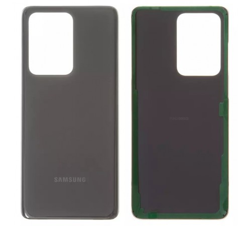Задняя панель корпуса для Samsung G988 Galaxy S20 Ultra, серая (Cosmic Grey)