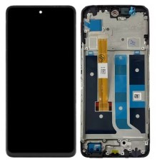 Дисплей для Realme C67 5G, черный, с рамкой, Original (PRC), PM6725JB1-2-31
