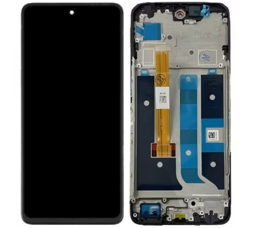 Дисплей для Realme C67 5G, черный, с рамкой, Original (PRC), PM6725JB1-2-31