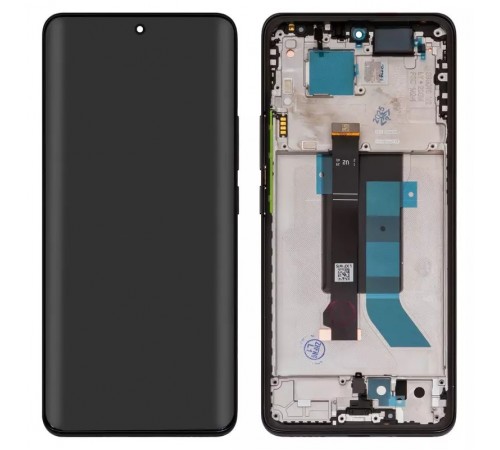 Дисплей для Xiaomi Poco X7, Redmi Note 14 Pro 5G, чорний (Midnight Black), з рамкою, Original (PRC), 24095PCADG, 24090RA29G