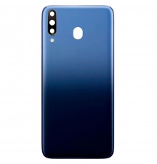 Задняя панель корпуса для Samsung M305F/DS Galaxy M30, синяя, Copy + стекло камеры