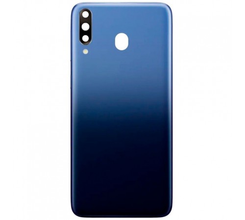 Задняя панель корпуса для Samsung M305F/DS Galaxy M30, синяя, Copy + стекло камеры