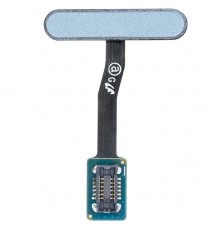 Шлейф для Samsung G970 Galaxy S10e, кнопки увімкнення, сканера відбитка пальця (Touch ID), синій (Prism Blue), Original (PRC)