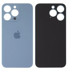 Задня панель корпусу для iPhone 13 Pro, голуба, не потрібно знімати скло камери, sierra Blue, big hole