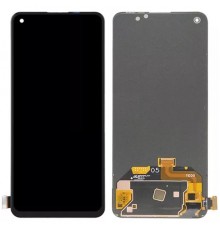 Дисплей для Realme GT Master, GT 5G; Oppo Reno 5, Reno 6; OnePlus Nord CE 5G, Nord 2 5G, чорний, без рамки, Original (PRC) (переклеєне скло), p/n: AMS643YE05