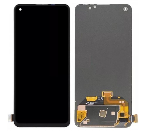 Дисплей для Realme GT Master, GT 5G; Oppo Reno 5, Reno 6; OnePlus Nord CE 5G, Nord 2 5G, черный, без рамки, Original (PRC) (переклеено стекло), p/n: AMS643YE05
