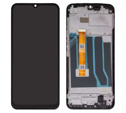 Дисплей для Realme C11, Narzo 30A, чорний, з рамкою, High Copy, p/n: FPC-HTF065H113