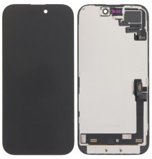 Дисплей для iPhone 16, черный, с рамкой, Original (PRC), без ошибки