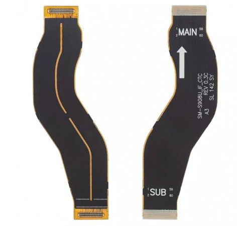Шлейф для Samsung S908B Galaxy S22 Ultra 5G, межплатный, High Copy