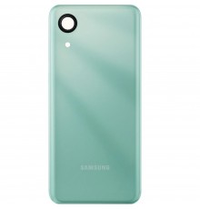 Задняя панель корпуса для Samsung A032 Galaxy A03 Core, зеленая (Mint) + стекло камеры